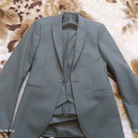 کت شلوار سبز سدری شیک