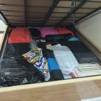 تخت خواب دونفره  جک دار ۱۸۰*۲ با بیستون ۱۵۰۰|تخت و سرویس خواب|تهران, دریاچه شهدای خلیج فارس|دیوار