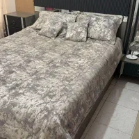 سرویس خواب عروس کاملا نو باتشک تخت|تخت و سرویس خواب|اندیشه, اندیشه فاز ۵|دیوار