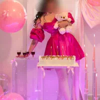 پیراهن مجلسی عروسکی مزونی/سایز38/در حد نو