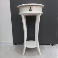 میز تلفن چوبی