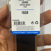 رم Ddr5 16gb-4800 کروشیال نو و‌ پلمپ