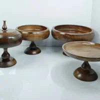 تولید و پخش ظروف پذیرایی چوبی