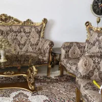 مبل سلطنتی استیل ۷ نفره