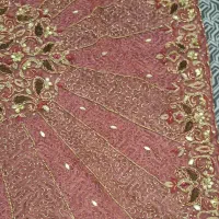 رومیزی حریر سرمه دوزی|پرده، رانر، رومیزی|تهران, کرمان|دیوار