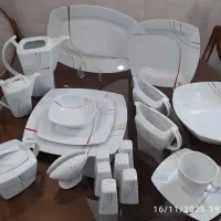 18نفره چینی کم کارکرد تخفیف خوب به مشتری واقعی