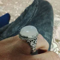 انگشتر عقیق نباتی یمنی