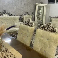 مبل کلاسیک ۷ نفره، نهارخوری ۶ نفره، میز و عسلی|مبلمان خانگی و میز عسلی|فردیس, فردیس|دیوار