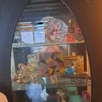 لوازم چوبی ویترین سه طبقه