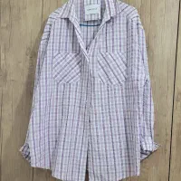 مانتو چهارخونه در حد نو