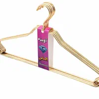 چوب لباسی طلایی رنگ