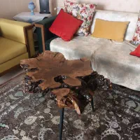 میز جلو مبلی چوبی