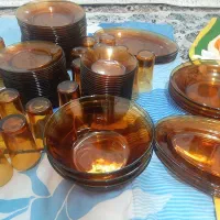 سرویس ۲۴ نفره عسلی دورالکس اصل فرانسه