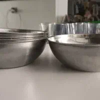 کاسه آبگوشت خوری استیل ،استکان ،لیوان و پلو خوری