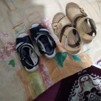 کتونی بچه گانه. دمپایی سایز ۲۵ کتونی سایز ۳۲|کفش و لباس بچه|قدس, شهر‌قدس|دیوار