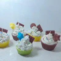 شمع کاپ کیکی طرح خوراکی  کادویی خاص و شیک