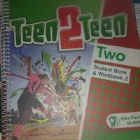 کتاب زبان Teen2Teen2 به همراه کتاب کار|کتاب و مجله آموزشی|تیران, |دیوار