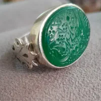 انگشتر مردانه نقره یا ام البنین