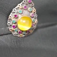 پلاک نقره ی دست ساز خرم سلطانی