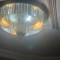 لوستر گرد سقفی بدون لامپ