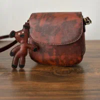 کیف  گاوی دستدوز