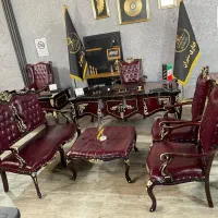 مبلماناداری دسته طرح دار طلایی ۱|دفتر کار|ساری, |دیوار