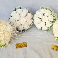 دسته گل عروس زنبق یاسی دست گل دست عروس|گل مصنوعی|مشهد, شهید مطهری|دیوار