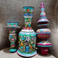 قلیان دکوری قدیمی آباده نقاشی دست