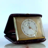 ساعت رومیزی کوکی زنگ دار قدیمی آلمانی