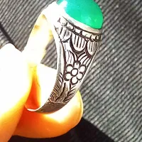 انگشتر نقره نگین یشم