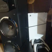 کنسول بازی Ps5 اسلیم تمیز دو دسته ۹ تا بازی باحال