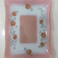 دیس شیشه ای گلدار