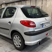 206 1384 تیپ۶ اتومات|خودرو سواری و وانت|تهران, درختی|دیوار