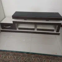 یخچال دوقلو الکترواستیل سالم و میز تلویزیون