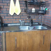 سینگ ظرفشویی با کابین و شیرآلات