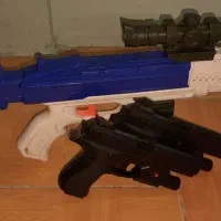 تفنگ اسباب بازی ساچمه ایی ۲عدد... و تفنگ وینچستر