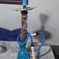 ۲عدد قلیان چوب و برنج