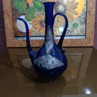 گلاب پاش قدیمی و تابلو طرح گل