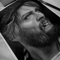 طراحی چهره هایپررئال جزئیات بالا کاملا حرفه‌ای