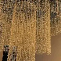 ساخت لوسترهای عظیم الجثه با ریسه های متراژ بالا|لوستر و چراغ آویز|شیراز, فخرآباد (دروازه کازرون)|دیوار