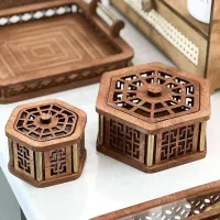 ست قندان و شکلات خوری چوبی ارزان