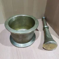 هاون برنجی قدیمی درحد نو