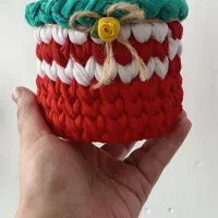 سبدهای تریکودر طرح ورنگ|صنایع دستی و سایر لوازم تزئینی|قوچان, |دیوار