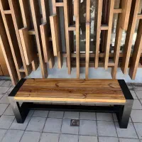 نیمکت چوبی وساده|صندلی و نیمکت|محمدشهر, محمدشهر|دیوار