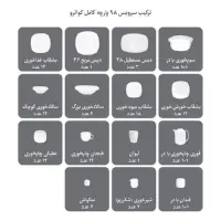 سرویس چینی زرین سماور گازی دستگاه‌ اسنک گریل|ظروف سرو و پذیرایی|تهران, نارمک|دیوار