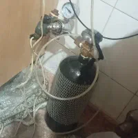 کپسول دی اکسید کربن  پر با دفیوزر و مانومتر برقی