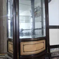 بوفه چوبی گردو|بوفه، ویترین، کنسول|بروجرد, |دیوار