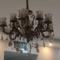 یه جفت لوستر ۱۲ شعله|لوستر و چراغ آویز|تهران, صد دستگاه|دیوار