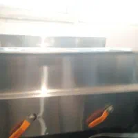 گرم کن تک لگن دوشعله تمام استیل پایه دار