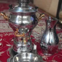 سماور ۶لتری افسون کار کرده ولی سالم تمیز|قوری، کتری، قهوه‌ساز دستی|تبریز, |دیوار